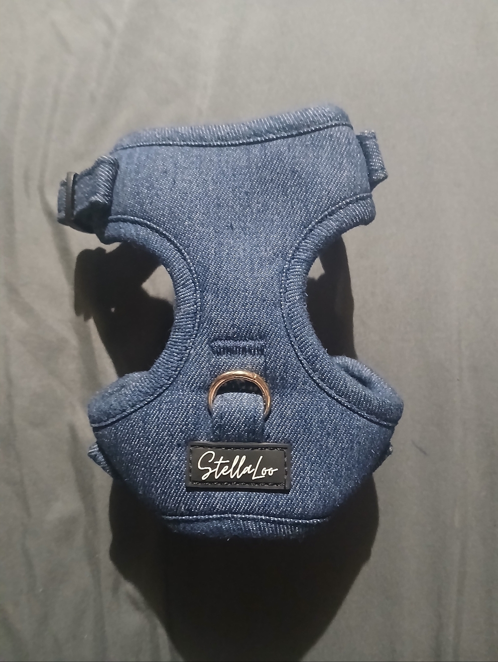 Stella Loo Denim Blue Small Pet Harness